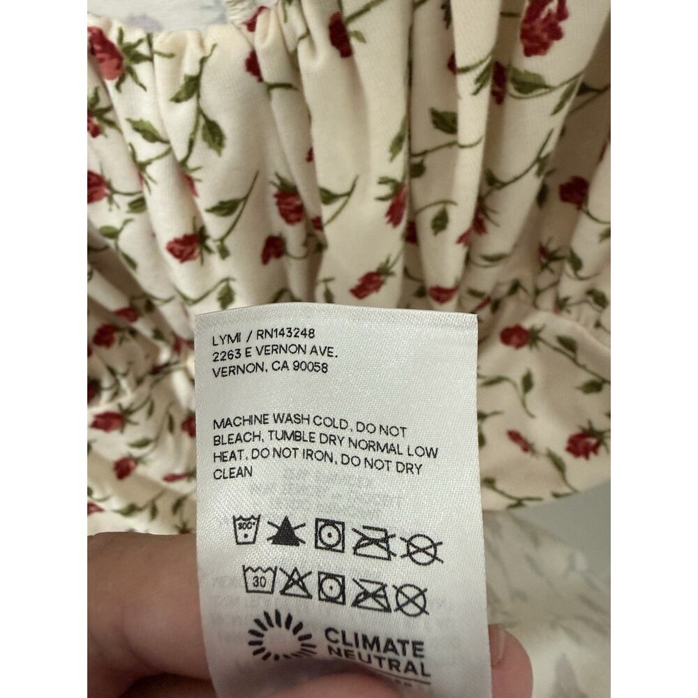 Reformation Nyala Knit Floral Dress in Madison Womens Size Medium - Picture 6 of 8